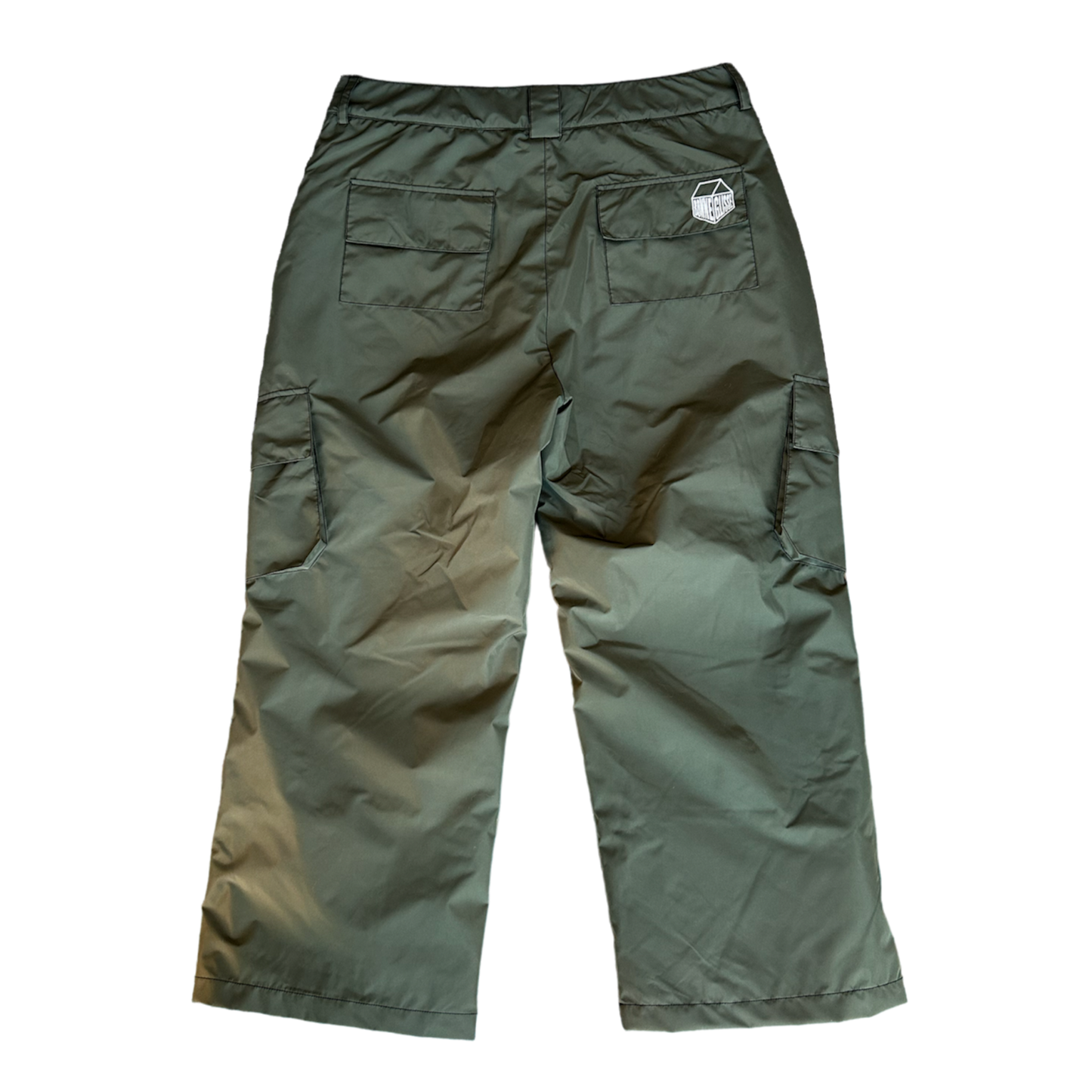 Contrast Cargos - Forest Green